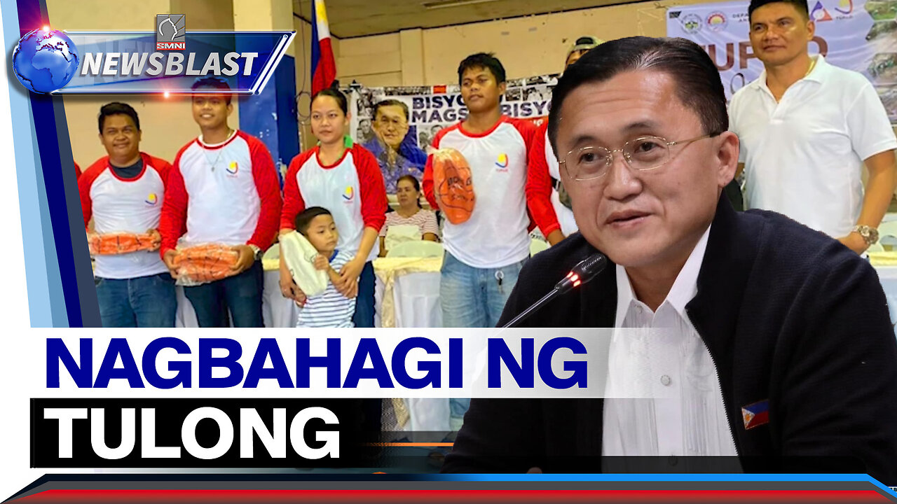 Sen. Bong Go, nagbahagi ng tulong sa 315 displaced workers sa Merida, Leyte