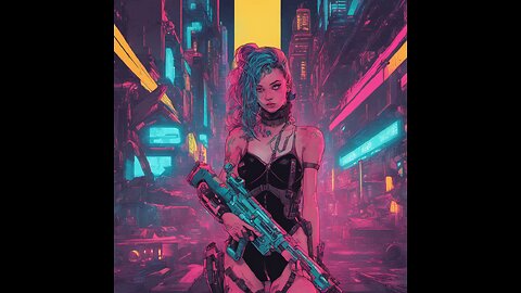 Cyberpunk Dark Techno mix - Music for gaming - Study music