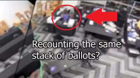 Georgia Election Worker Appears To Scan Same Ballot Stack 3 Times