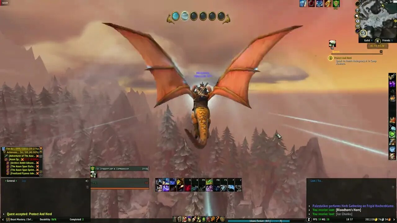 World of Warcraft Dragonflight Protect and Herd