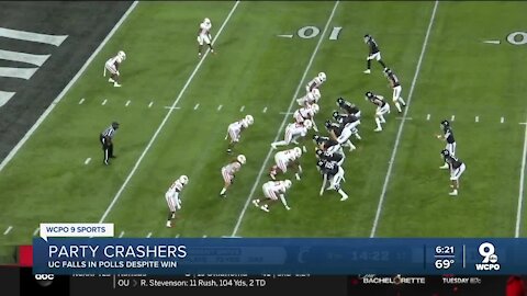 UC Football falls in polls despite win against Houston