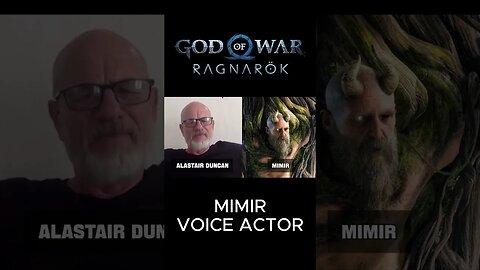 GOD OF WAR RAGNAROK MIMIR VOICE ACTOR #godofwar #shorts