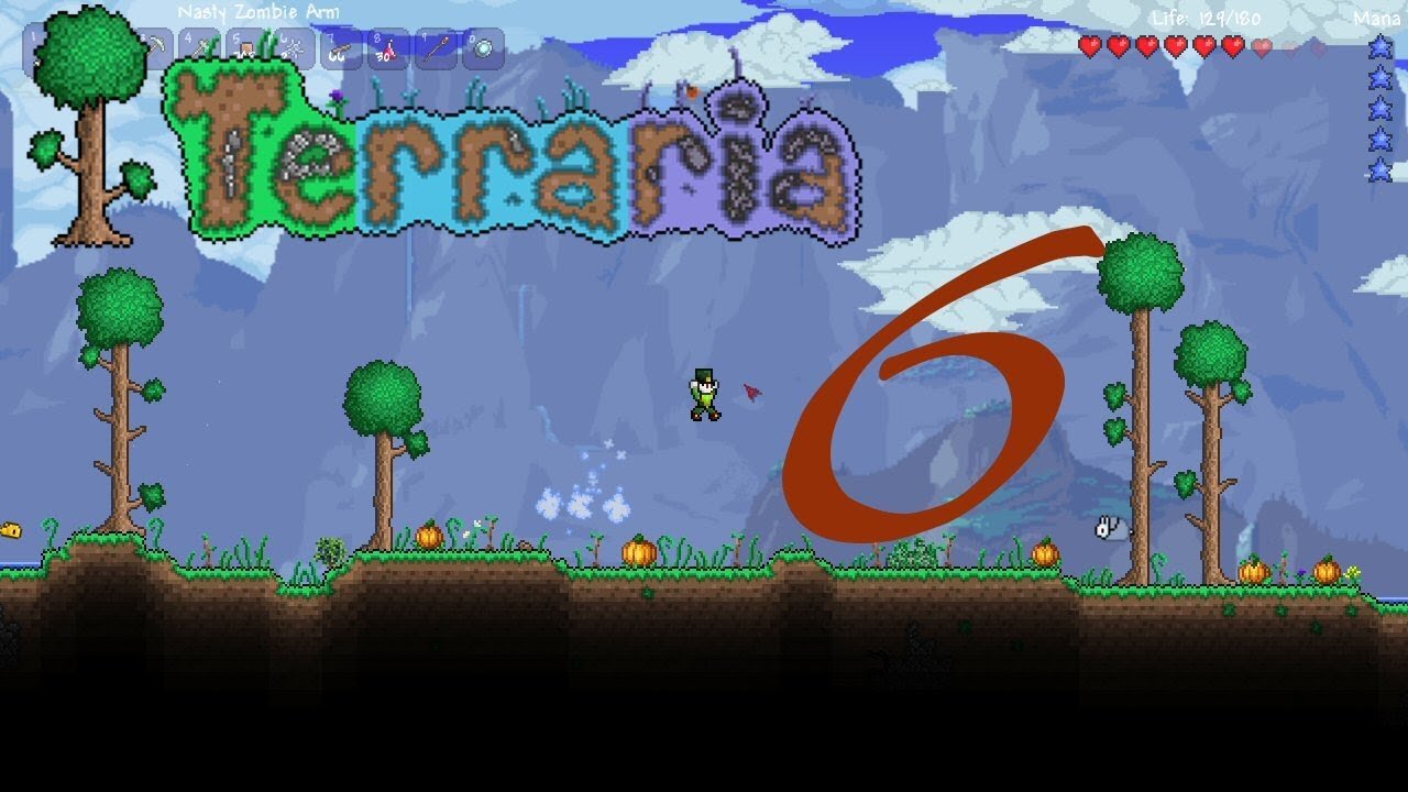 Let's Play Terraria part 6 - Reaching the Lava