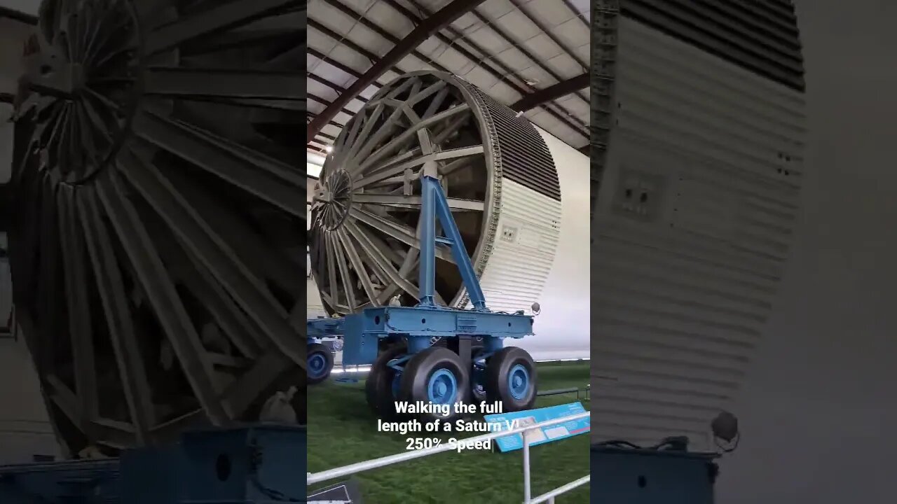 Walking the length of a Saturn V Rocket!