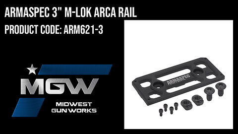 Armaspec 3" M-LOK ARCA Rail - ARM621-3