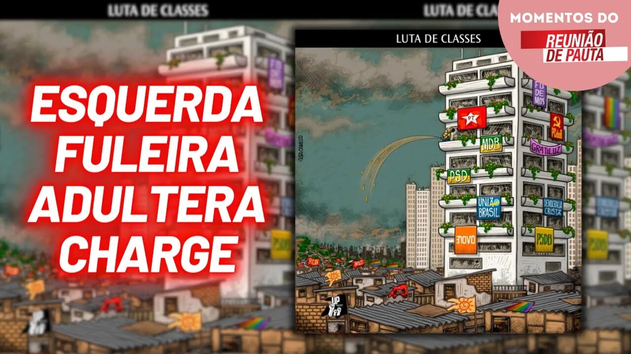Esquerda golpista adultera charge de Jota | Momentos do Reunião de Pauta