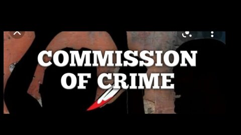 TOMMY NATION POLITICS: “A Commission of Crime…”
