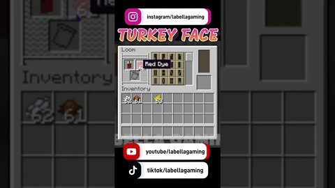 Minecraft: Turkey Face Banner