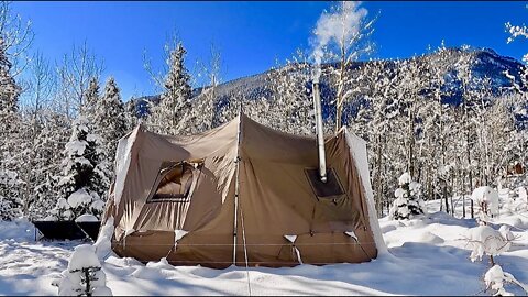 Colorado Wood Stove Camping: I Have To Get Out Of Here, High Winds, Sierra Concerns....