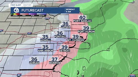 A wintry mess arrives