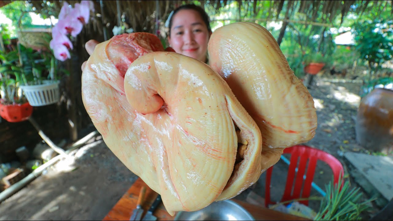 How Beef Ovary Could Be Eaten - Beef Ovary Recipe - Cooking With Sros