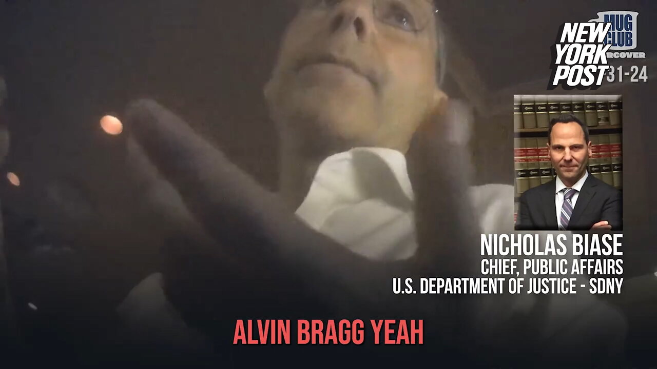 Top DOJ spokesperson caught on video blasting Bragg's prosecution of Trump as 'lawfare'