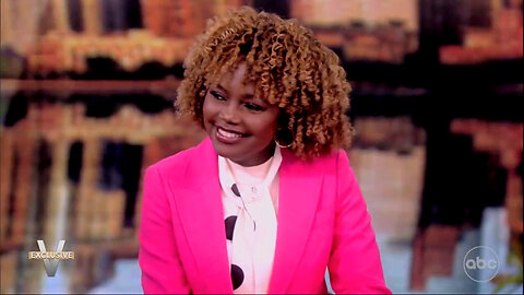 KJP Couldn't Be Bothered To Hold A Press Briefing Today, But She Had Time To Go On 'The View'