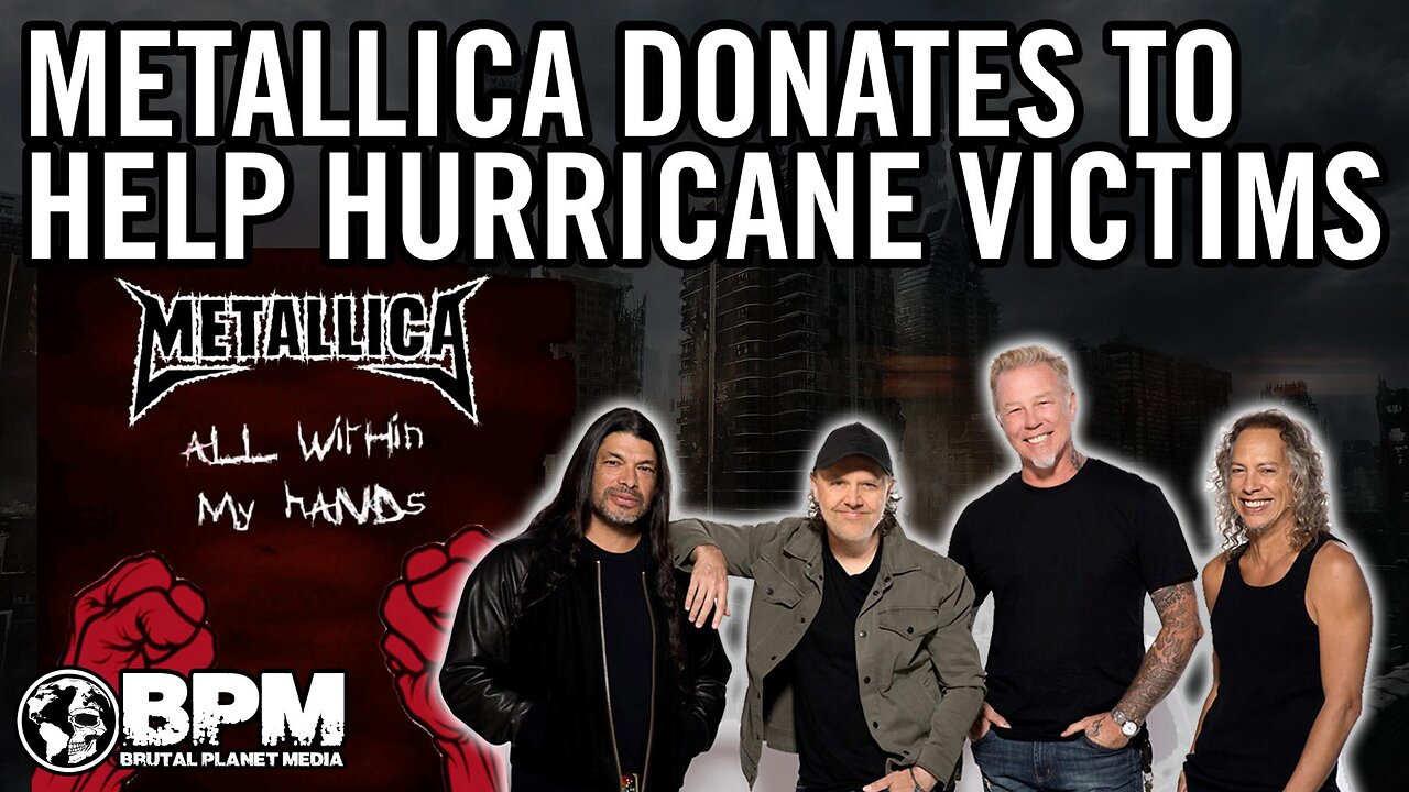 Metallica's All Within My Hands Foundation Helping Hurricane Victims
