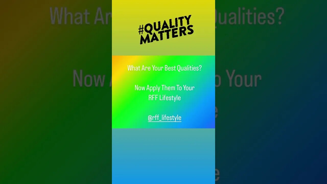 Quality Matters! #health #wellness #lifestyle