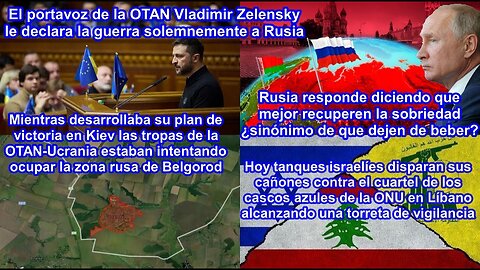 La OTAN le declara la guerra en toda regla a Rusia, a través del plan para la victoria de Zelensky