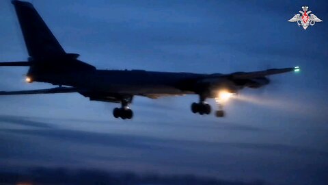 Tupolev Tu-95MS performing planned flying in Barents Sea