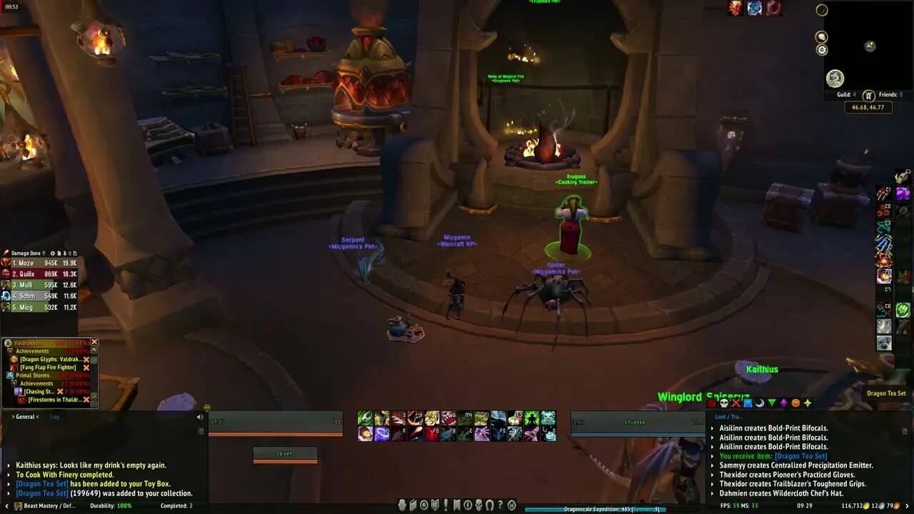 World of Warcraft Dragonflight To Cook With Finery