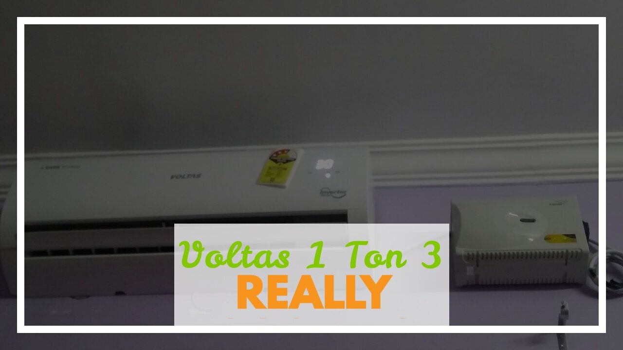 Voltas 1 Ton 3 Star Inverter Split AC (Copper 123V CZT White)