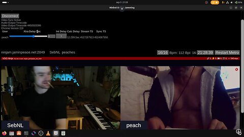 [SebNL] Video sync test #5 + improving my setup + Having fun with THA PEACH