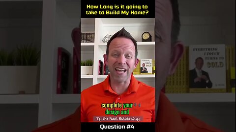 How Long is it going to take to BUILD my HOME? Best Question to Ask Home Builders #homebuilding