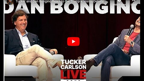 Tucker and Dan Bongino React to the Trump v. Harris Debate