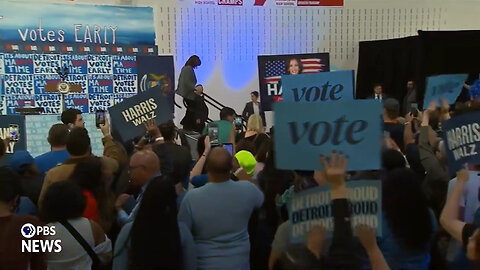 Exhausted? LOL! Kamala Savagely Mocked After Awkwardly BAILING Super Early On Her Detroit Rally