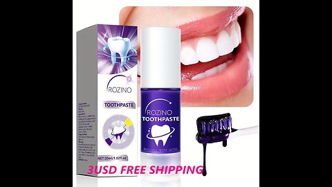 Toothpaste, Purple Formula, Teeth Whitening