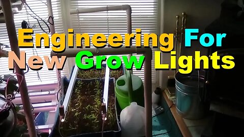 No. 607 – Indoor Garden Update – New Three Foot Grow Lights