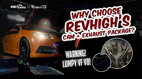 Why Choose REVHIGH's Cam + Exhaust package! VF L77 Holden V8 sounds insane!