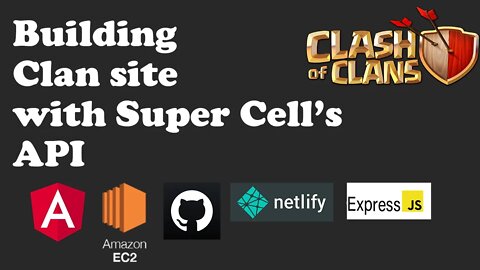 Clan Website - Clash of Clans'/Super Cell's API