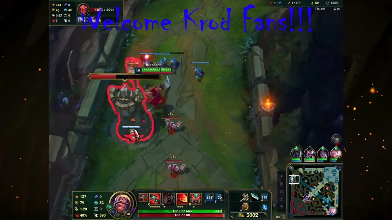 How To Deal With Tahm Kench Counter-Matchup With Tryndamere!