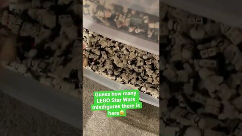 THOUSANDS of LEGO Starwars Minifigs #Shorts