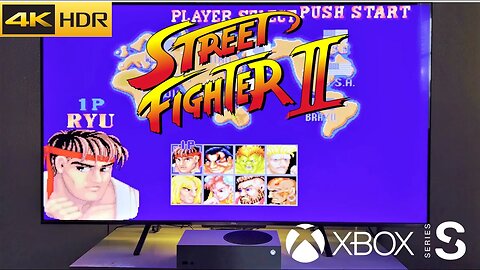 STREET FIGTHER 2 - Teste no (Xbox Series S) Gameplay [4K Qled HDR] 60FPS