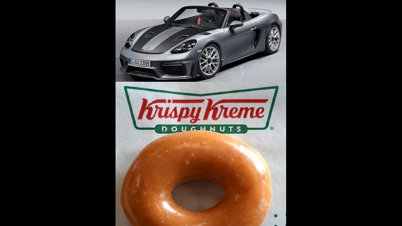 Krispy Kreme Porsche