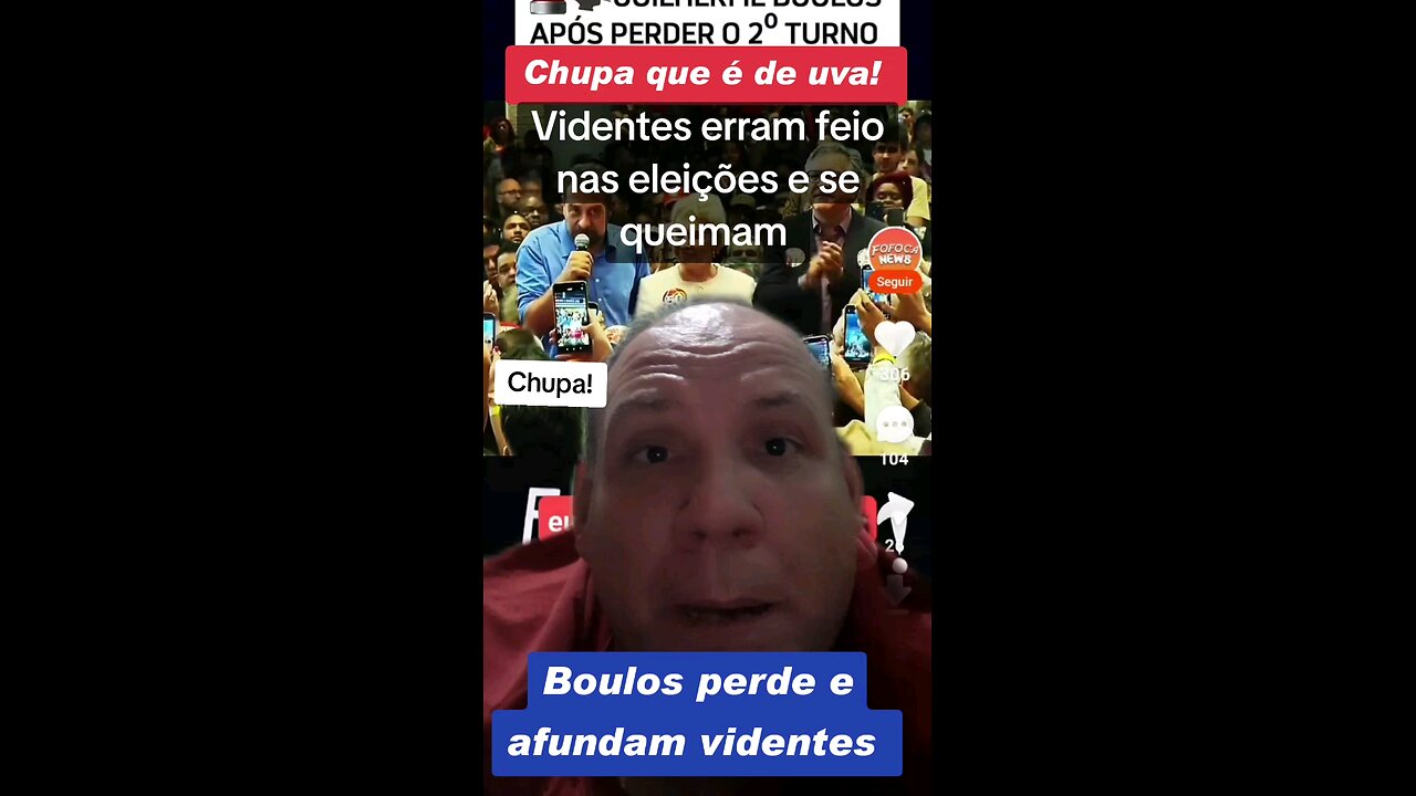 Videntes erram feio nas eleições e se queimam