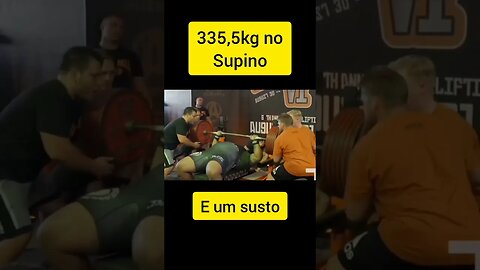 Supino de 335,5kg de Julius Maddox.