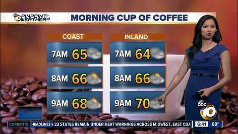 10News Pinpoint Weather for Sun. July 21, 2019