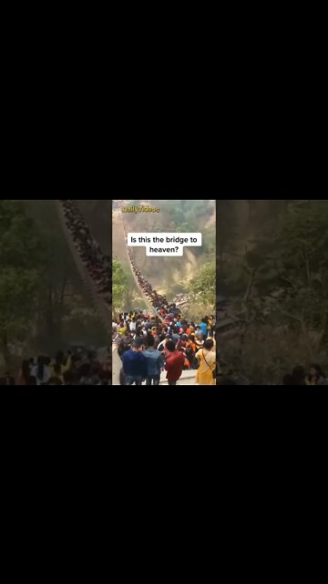 Scary Bridge in India 😱 #india #shorts