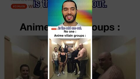 Anime Villain Groups be like 😈💀🤡👽👺