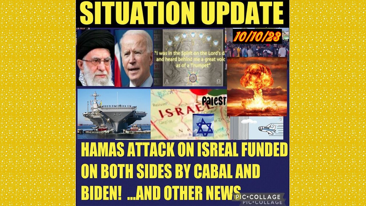 SITUATION UPDATE 10/10/23- Isreal Knew About Planned Hamas Attack Ahead Of Time,Isreal War Expanding
