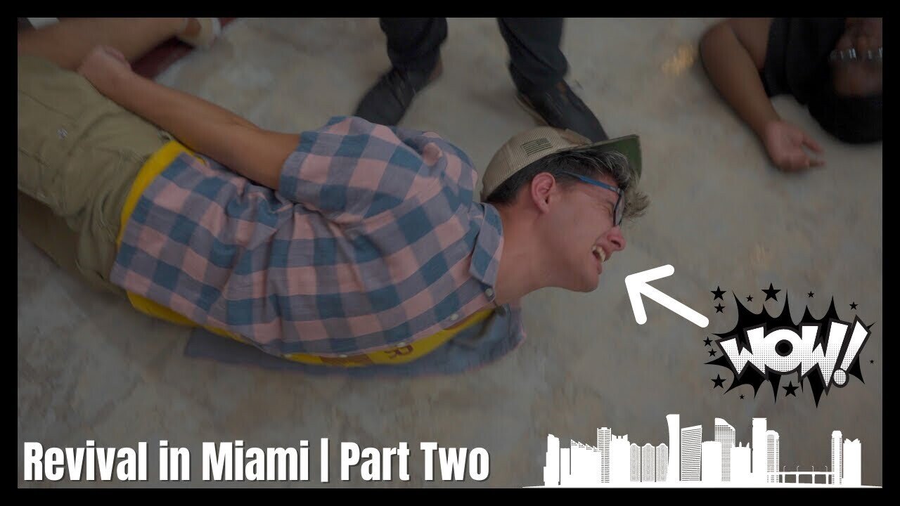 THE PRESENCE OF JESUS WAS CAUSING SUPERNATURAL HEALINGS TO HAPPEN ALL OVER THE CHURCH IN MIAMI!!!