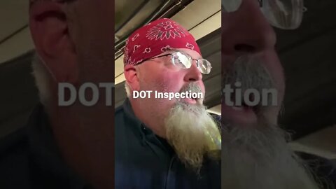 DOT inspection. Light out. Triple Points.