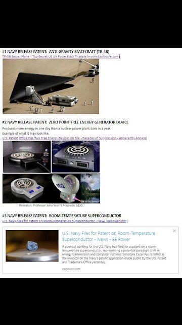 We have had clean perpetual motion energy for decades