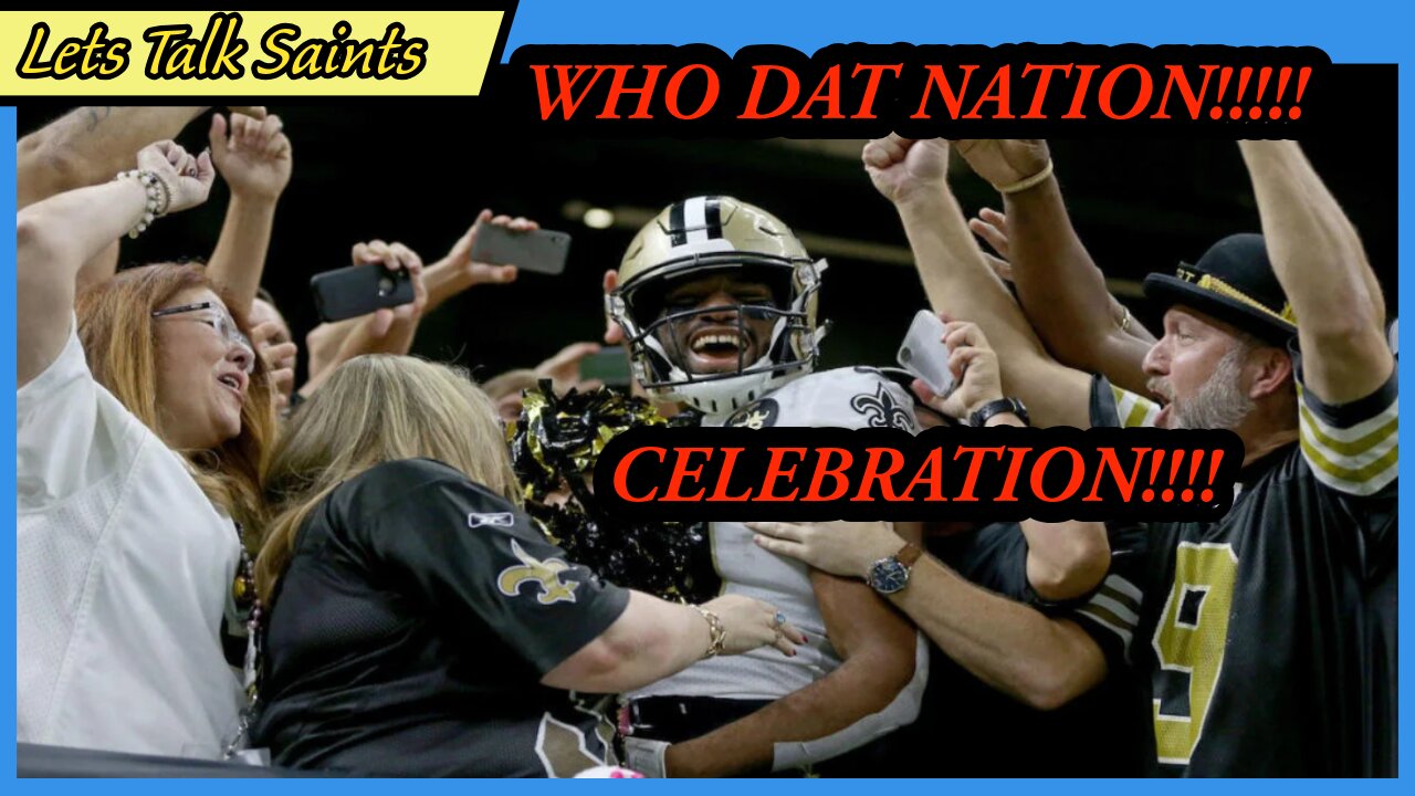 WHO DAT NATION CELEBRATION! Saints Crush Panthers & Cowboys, Eagles Next!