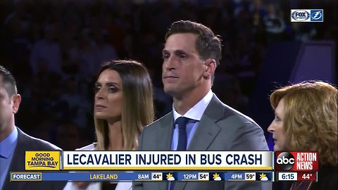 Vincent Lecavalier injured in bus crash on Selmon Expressway