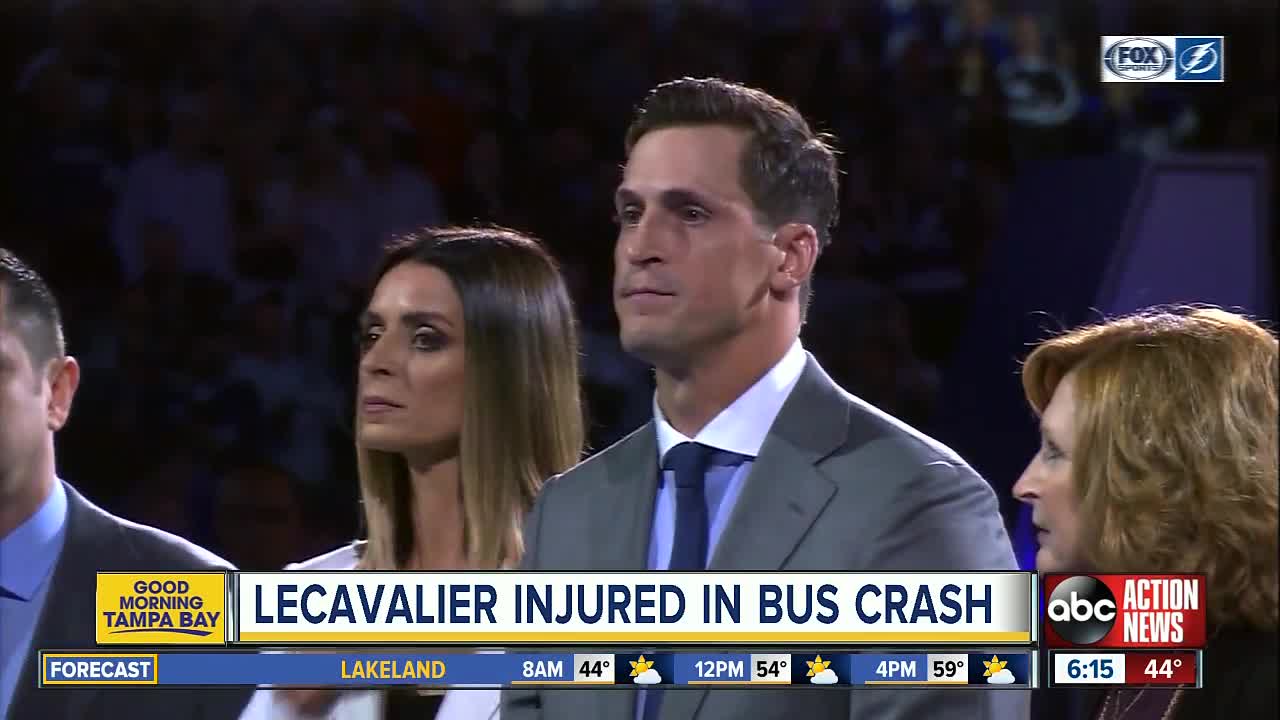 Vincent Lecavalier injured in bus crash on Selmon Expressway