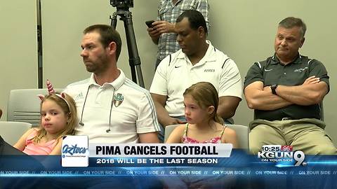 2018 to be the final season of Pima football