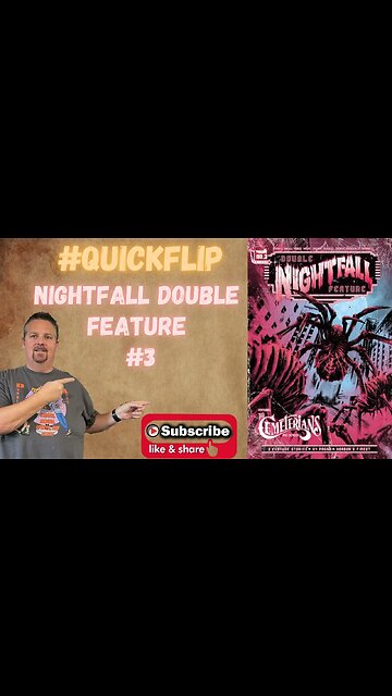 Nightfall Double Feature #3 Vault Comics #QuickFlip Comic Review Daniel,Andry,Kraus,Shehan #shorts