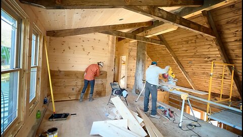 LOG HOME build progress & a BULL gets added to the herd (#109)